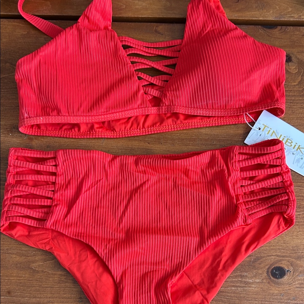 Tini bikini  Strappy Bikini Set